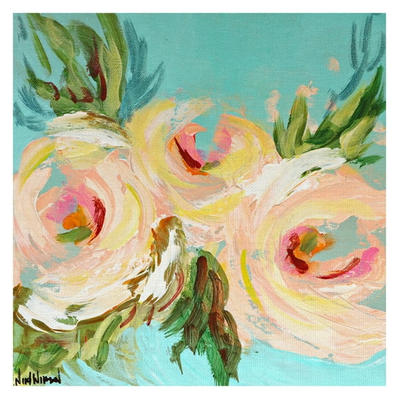 Masterpiece Art Gallery Peonies by Nikol Wikman Floral Canvas Art Print