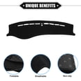 thumbnail image 3 of Cubierta de tablero para Hyundai Sonata 02-05 antideslizante poliéster negro cubierta de tablero estera Protector de tablero, 3 of 7