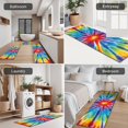 thumbnail image 5 of Colorful Rainbow Tie Dye Spiral Pattern Kitchen Rugs Sets Of 3,Kitchen Runner Rugs Non Skid Washable,Decorative Kitchen Floor Mats for Kitchen,Sink,Laundry,17"x30"+ 17"x47" + 17"x59", 5 of 6