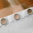 thumbnail image 4 of Manfei Abstract Watercolor Art Blackout Curtains Set of 2 (52x84 Each), Aesthetic Ombre Curtain, Beige Brown Orange, 4 of 6