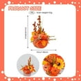 thumbnail image 3 of Thanksgiving Day Pumpkin Statue Decoration, Tabletop Ornament, Collectible Figurine for Cabinet, Desk, and Autumn Home Décor 1#, 3 of 7