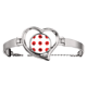 thumbnail image 1 of Pulsera de joyería en forma de corazón Unbranded Brush, 1 of 3