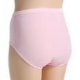 thumbnail image 4 of Fruit Of The Loom Women's Fit for Me Plus Size Cotton Brief Panties, 3 Pack, 4 of 4