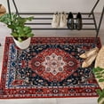 thumbnail image 2 of Lochas Vintage Bohemian Area Rug for Living Room, Retro Boho Rug Bedroom Indoor Print Carpet, 2' x 3',Red, 2 of 8