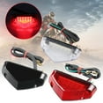 thumbnail image 4 of Roromall Universal Motorcycle LED Brake Stop Tail Light Signal Indicators Rear Brake Light, 4 of 4