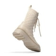 thumbnail image 2 of Dream Pairs Botines con suela de lengüeta a la moda para mujer Botas de combate a media pantorrilla con cordones SDMB2217W Dream Pairs SDMB2217W, 2 of 4