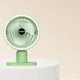 thumbnail image 5 of Ventilador de escritorio USB con luz nocturna, mini ventilador portátil, 3 velocidades, con enchufe, rotación de viento fuerte, silencioso, pequeño, personal, para escritorio en casa., 5 of 6