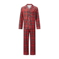 thumbnail image 3 of AIGUR Family Matching Christmas Pajama Set Matching Buffalo Plaid Pajamas for Family and Dog, Christmas Matching Family Sleepwear Outfits, 3 of 11