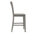 thumbnail image 2 of Weston Home Farmhouse Vintage Double X Solid Wood Counter Height Chair, Set of 2, Antique Grey, 2 of 7