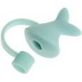 thumbnail image 1 of Silicone Straw Plug Drinking Dust Cap Cute Splash Proof Straw Tips Reusable Cartoon Plugs Cover Cup Accessories (Whale Tail）, 1 of 7