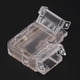 thumbnail image 2 of 8pcs 4 Pin 10mm L Shape LED Strip Light Connector Clear Solderless COB Adapters, 2 of 4