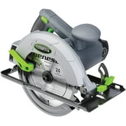 Genesis GCS130 13 Amp 7 1/4" Circular Saw with Metal Lower Guard, Spindle Lock, 24T Carbide Tipped Blade, Rip Guide, and Blade Wrench