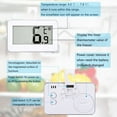 thumbnail image 3 of OULII Freezer Monitor Thermometer for Cooler White Temperature Monitoring 1Set, 3 of 5