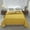 Yellow, variant on DELESYS Skin-friendly Plain Printed Washed Cotton Summer Quilt Ventilation Quilt, 100*150cm