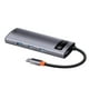 thumbnail image 4 of Hub adaptador Multifuncional Baseus 5-en-1 Tipo-C Power Delivery 100 W HDMI 4K 30 Hz, 4 of 5