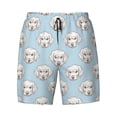 thumbnail image 4 of Lsque Mens Swim Trunks Dog Pattern - Bathing Suit Compression Liner - Beach Swim Shorts Swimwear - (S-3XL) - Stretch Quick Dry -3X-Large, 4 of 9