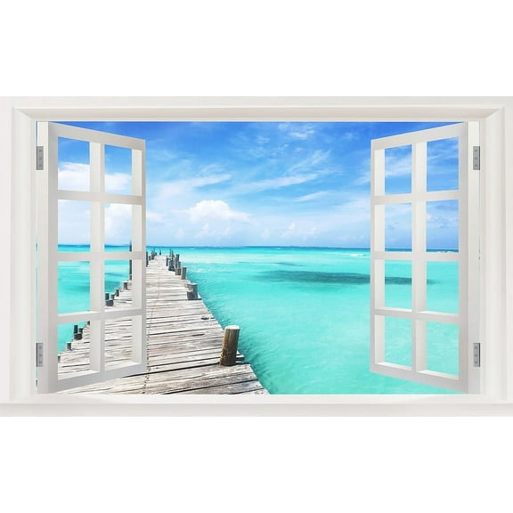 3D Wall Murals Art Decals Decorator-Cancun(22" X 12.5")