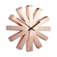 thumbnail image 1 of Ribbon Wall Clock 12In Copper, 1 of 2