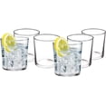thumbnail image 1 of Juego de 6 Vasos Old Fashioned de Vidrio Italiano Duradero, Silueta Moderna, Vasos para Agua, Cocteles, Licores o Bebidas en las Rocas, Colección Bodega, Transparente, 370 ml, 1 of 5