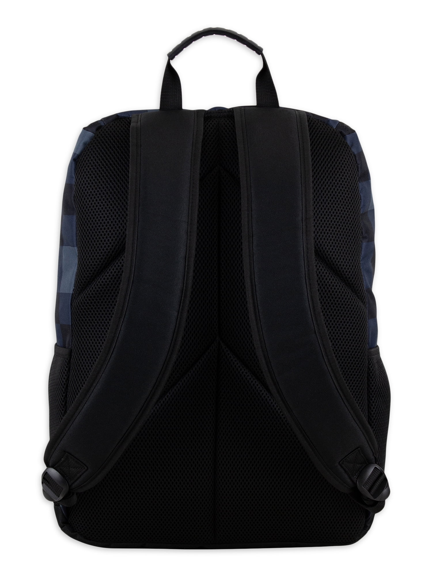 Eastsport Unisex Theo Top Loader Backpack, Blue Black Plaid