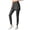 Gray, variant on Women’s High Waist 2 in 1 Yoga Pants Slim Fit Quick Dry Breathable Workout Leggings with Outer Shorts for Gym Training, Jogging and Daily Wear Khaki