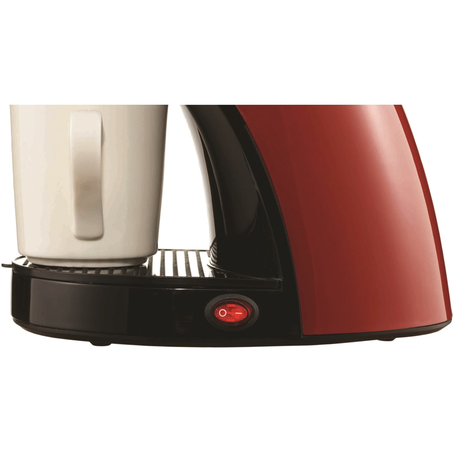Brentwood Single-Serve Drip Coffee Maker with Ceramic Mug (Red), TS-112RPT