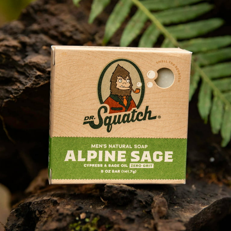 Dr. Squatch Men's Soap Variety 4 Pack - Men's Natural Bar Soap - Coconut  Castaway, Alpine Sage, Fresh Falls, Eucalyptus Greek Yogurt 