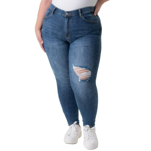 Jeans Skinny con strech Balam /Tallas Extras, 6423 (Medio) azul 36