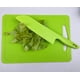 thumbnail image 2 of Cuchillo para lechuga para evitar que se dore, cuchillo de cocina dentado de plástico para verduras, ensaladas, frutas, pan o pasteles,Green, 2 of 5