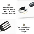 thumbnail image 3 of Toddler Utensils Kids Spoon and Fork Set ,Stainless Steel Silverware, 3 of 5