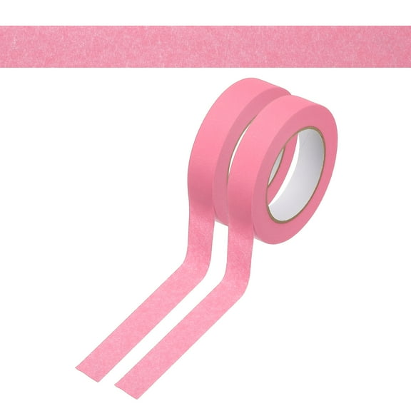 1 Inch x 110 Yards Painters Tape, Adhesive Masking Tape Paint Tapes for Wall Painting DIY Artist Craft Arts Decoration Labeling, Pink