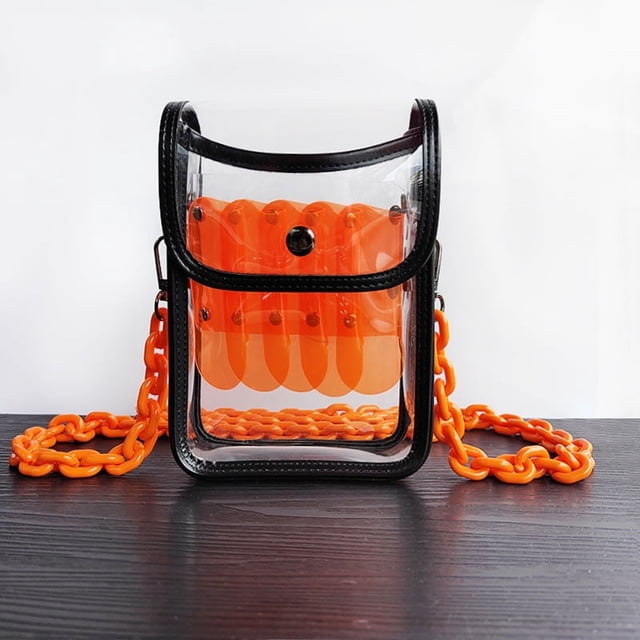 Bolsa de tijeras transparente, cinturón de acrílico, riñonera de estilista, bolsa colgante para cortar el cabello, kit