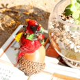 thumbnail image 2 of Red Christmas Cardinal Figurine, 2 Pack Resin Red Bird Figurine Cardinal Ornament Garden Decor Miniature Home Garden Statue, Red Bird Outdoor Decor, 2 of 5