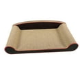 thumbnail image 4 of Cardboard Cartboard Cat Scratcher Sofá Nido para dormir Nido resistente estilo C, 4 of 8
