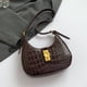 thumbnail image 5 of Bolso Hombro Cuero PU Lindo Axila para Mujer Mano (marrón), 5 of 8
