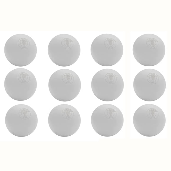 Pelotas de lacrosse STX oficiales blancas, paquete de 12