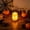 White-9S, variant on MMJ Night Light Table Lamp Halloween Ghost Paraffin LED Flameless Candle Spooky Tabletop Fireplace Decor 6.3x3.35x3.35in