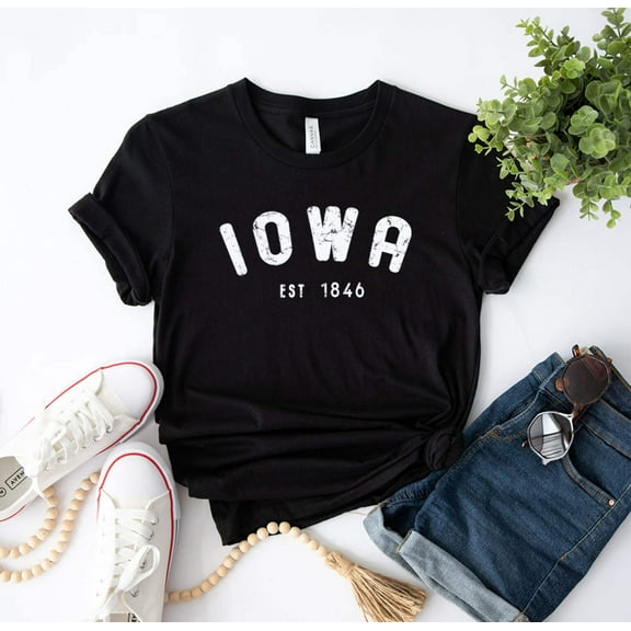 IOWA EST1846 Graphic Short Sleeves Tees
