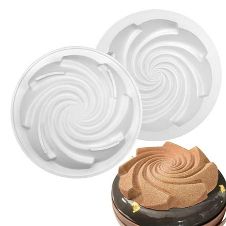 

SHUNXIN Round Whirlwind Spiral Cake Silicone Mold Cake Molds Mousse Cake Decorating Tools Non-Stick Ice Creams Chocolate Pastry Bakeware Dessert Tool
