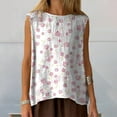 thumbnail image 3 of yunLCZ Square Neck Tank Top Vintage Floral Print Vest For Women Timeless Summer Sleeveless Tops, 3 of 4