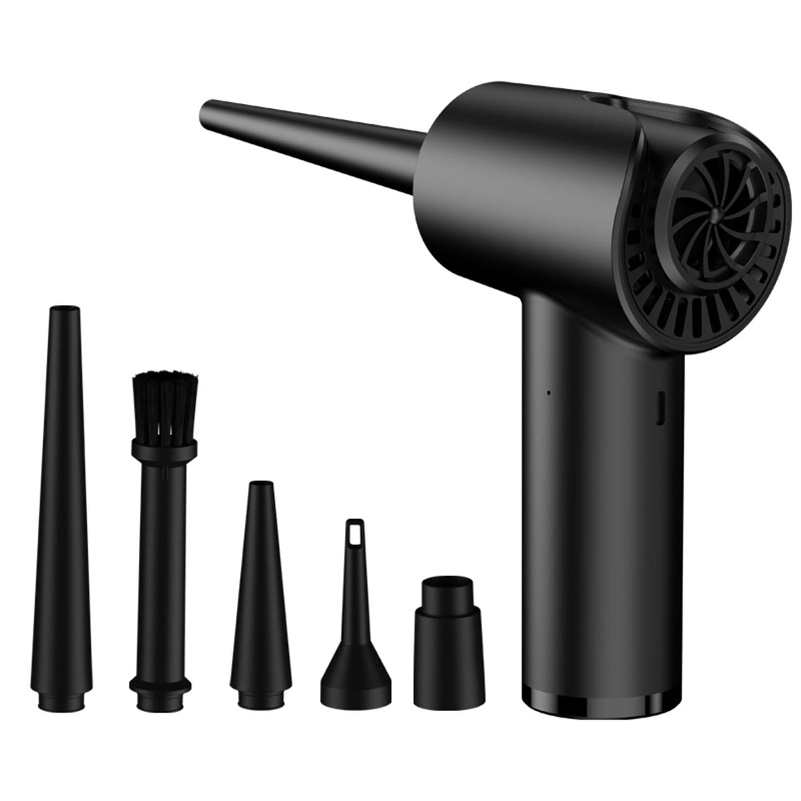 Compressed Air Duster 51000RPM Strongest Compressed Air Blower,Cordless Air Can Duster,6KPa Airflow Electric Blower,3-Gears Speed,6000mAh Battery,70W for Computer Keyboard Electronics Cleaning,Reusabl