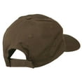 thumbnail image 4 of USA State Indiana Flower Peony Embroidered Low Cotton Cap - Brown OSFM, 4 of 5
