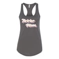 thumbnail image 2 of Wild Bobby Twirler Mom Girl Sports Women Racerback Tank Top, Dark Grey, X-Large, 2 of 5