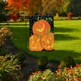 thumbnail image 4 of Briarwood Lane Happy Pumpkin Trio Halloween Garden Flag, 4 of 4
