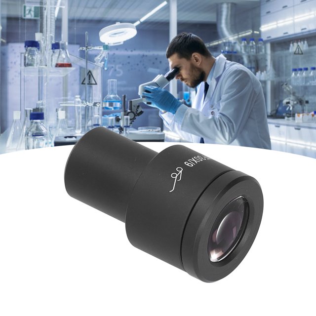 Microscope Accessories, Sturdy Durable Microscope Eyepiece Wide View Long Service Life High Refractive Index For Laboratory