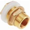thumbnail image 3 of UYUYong 2 Pieces DN20 3/4 Brass Water Tank Water Pipe Fitting Adapter Faucet Rain Bucket Socket Brass Tank Socket for Faucet Rain Bucket Water Tank, 3 of 5