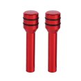 thumbnail image 2 of 2Pcs Car Truck Aluminum Interior Door Lock Knob Pins Cover Red, 2 of 5
