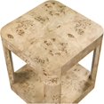 thumbnail image 4 of Meridian Furniture Table d'Appoint en Burl Reeves, 4 of 8