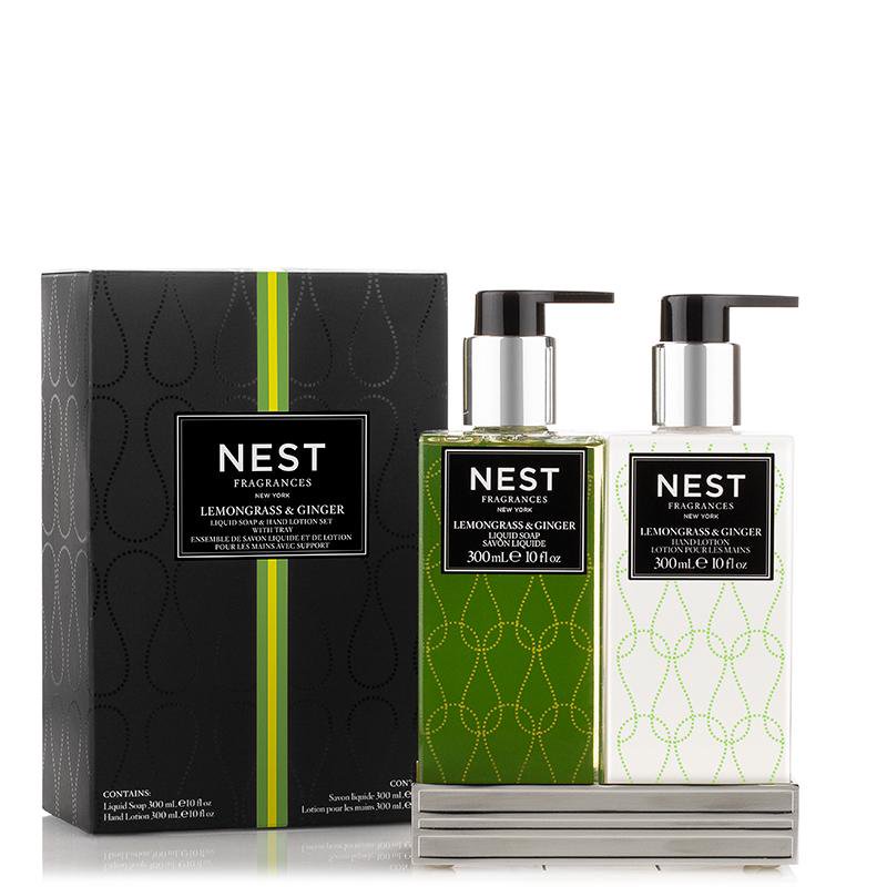 Nest Fragrances Liquid Soap & Hand Lotion Set Lemongrass & Ginger
