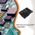 thumbnail image 3 of Inteprter Módulo WiFi portátil desmontable profesional ATmega328P ESP8266 USB-TTL CH340G placa de circuito de actualización modificada Electrónica miscelánea, 3 of 6
